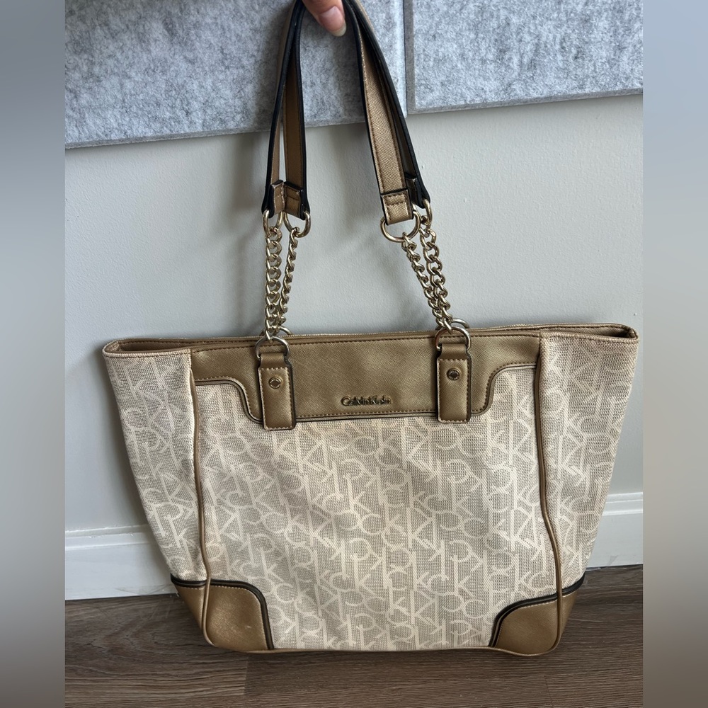 Calvin Klein bag stylish canvas